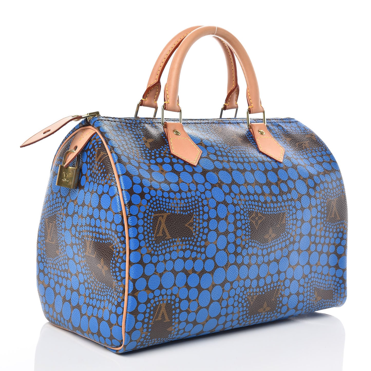 Monogram Kusama Town Speedy 30 Blue