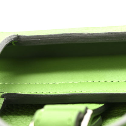 Hermes Taurillon Clemence Halzan 25 Vert Yucca 10 of 12