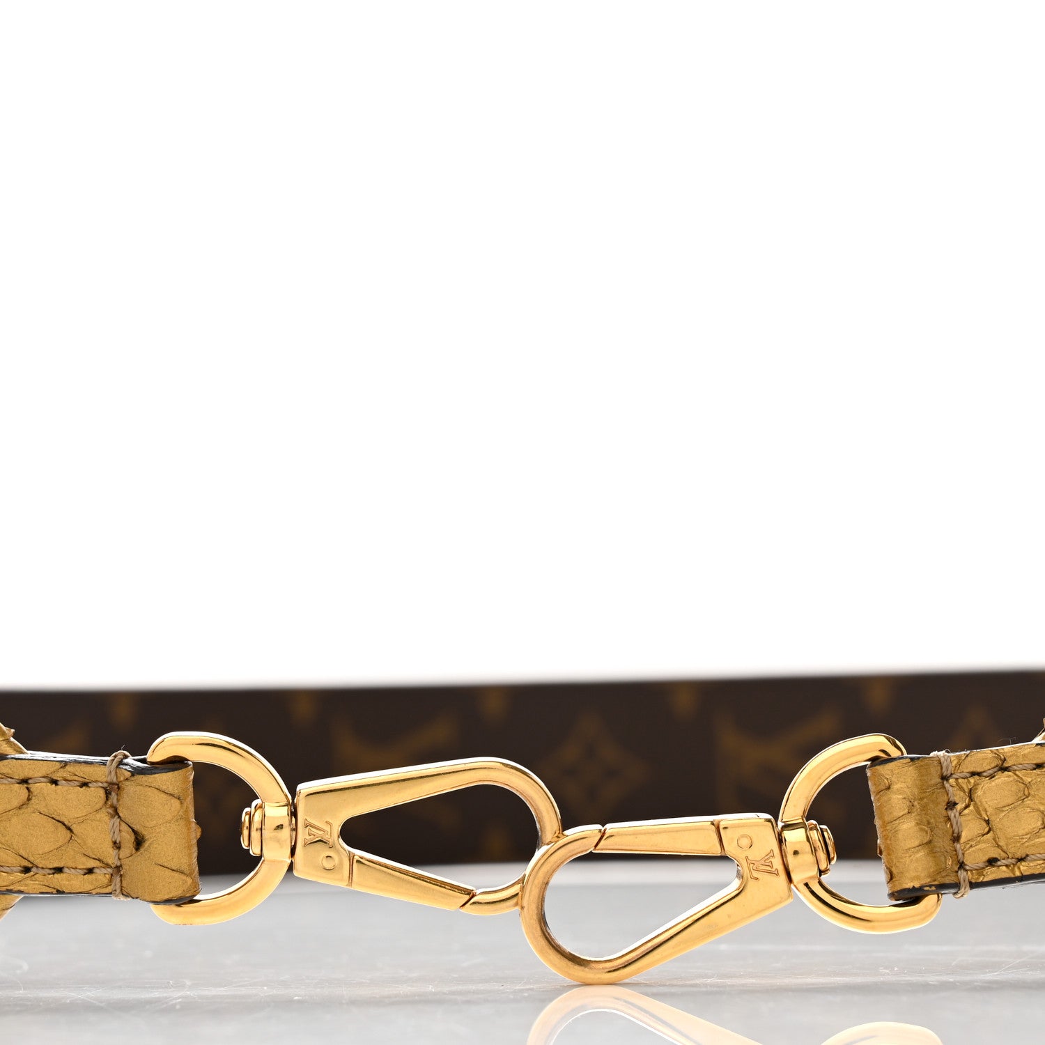 Louis Vuitton Snakeskin Calf Bandouliere Shoulder Strap 5 of 5