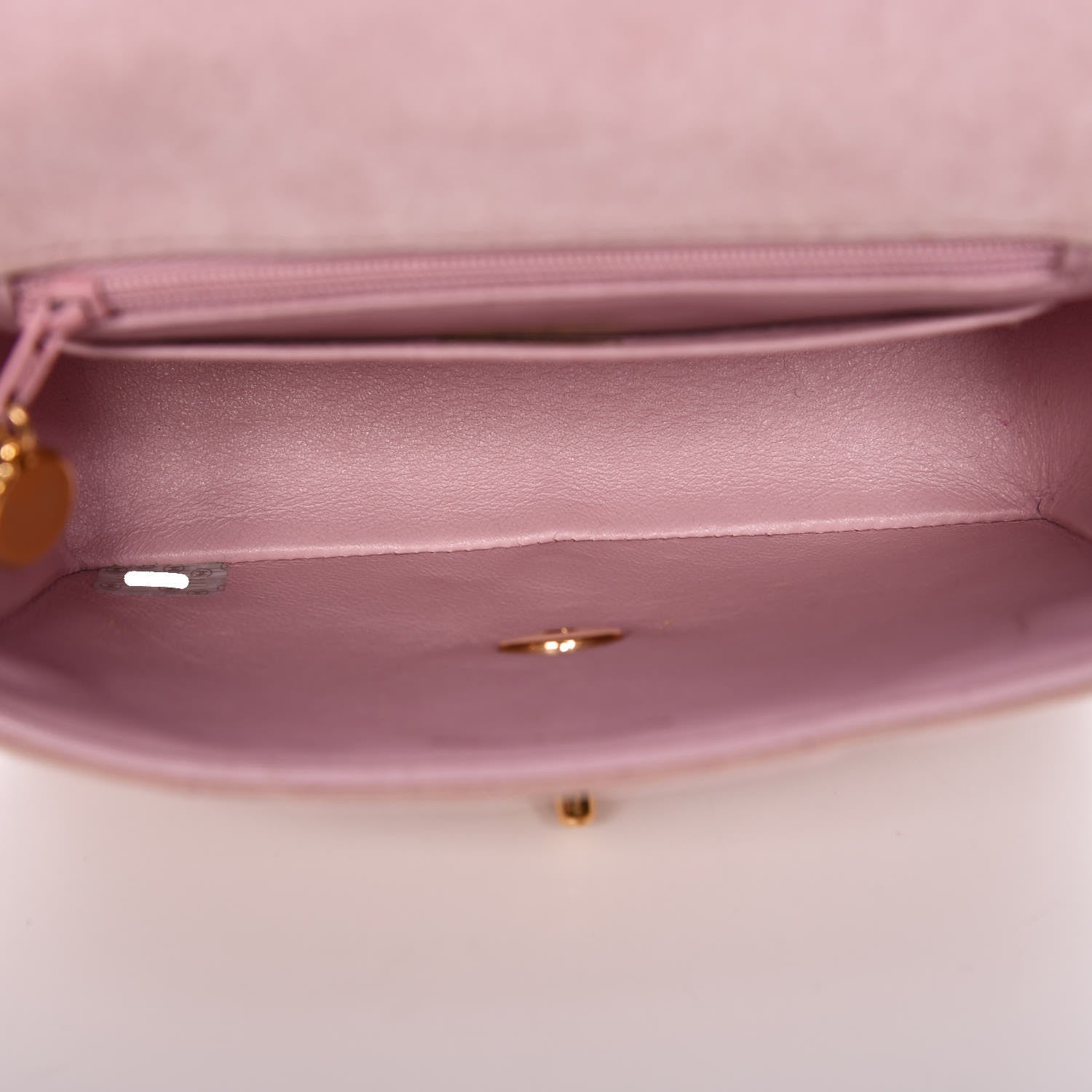 Chanel Suede Quilted Mini Flap Pink 5 of 11