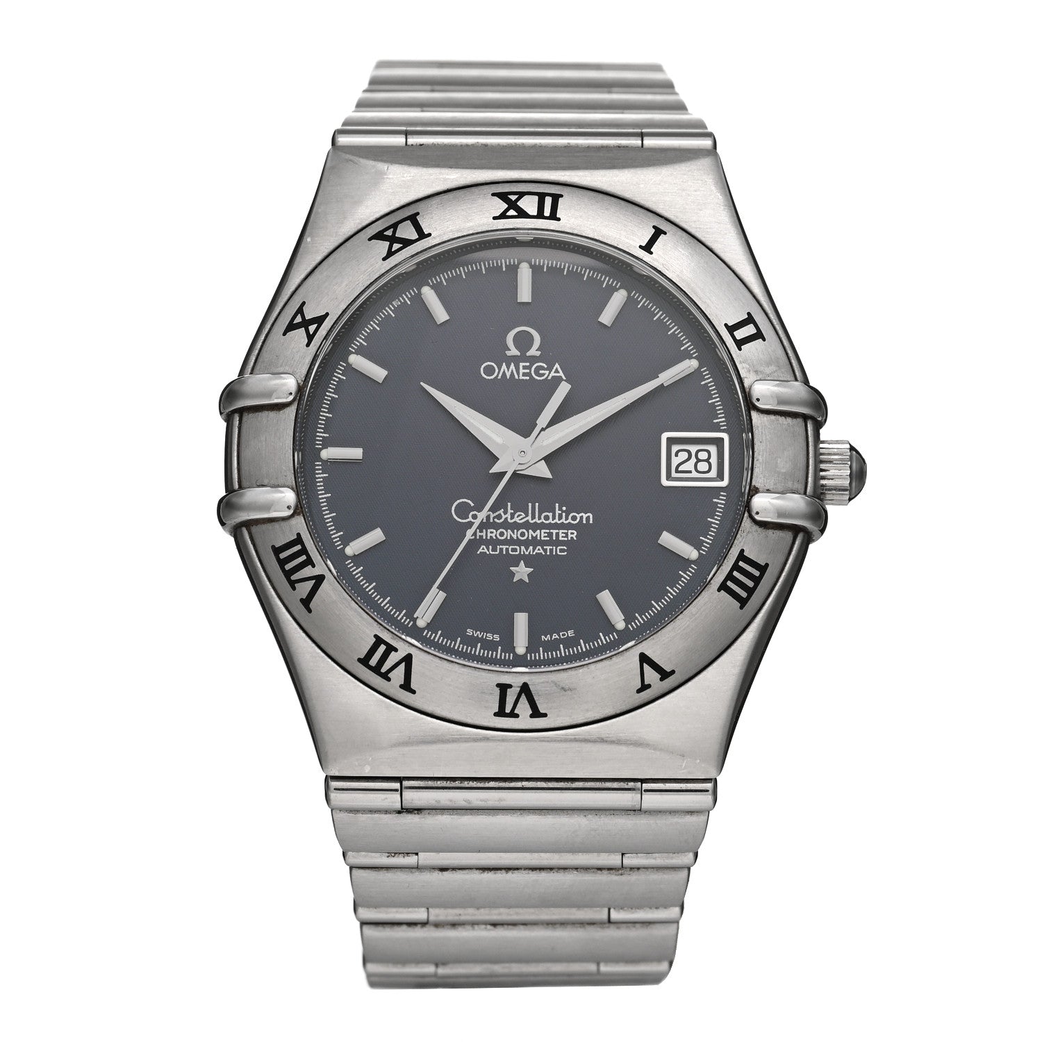 Omega Stainless Steel 35mm Constellation Chronometer Automatic Watch Grey 1502.40.00 1 of 4