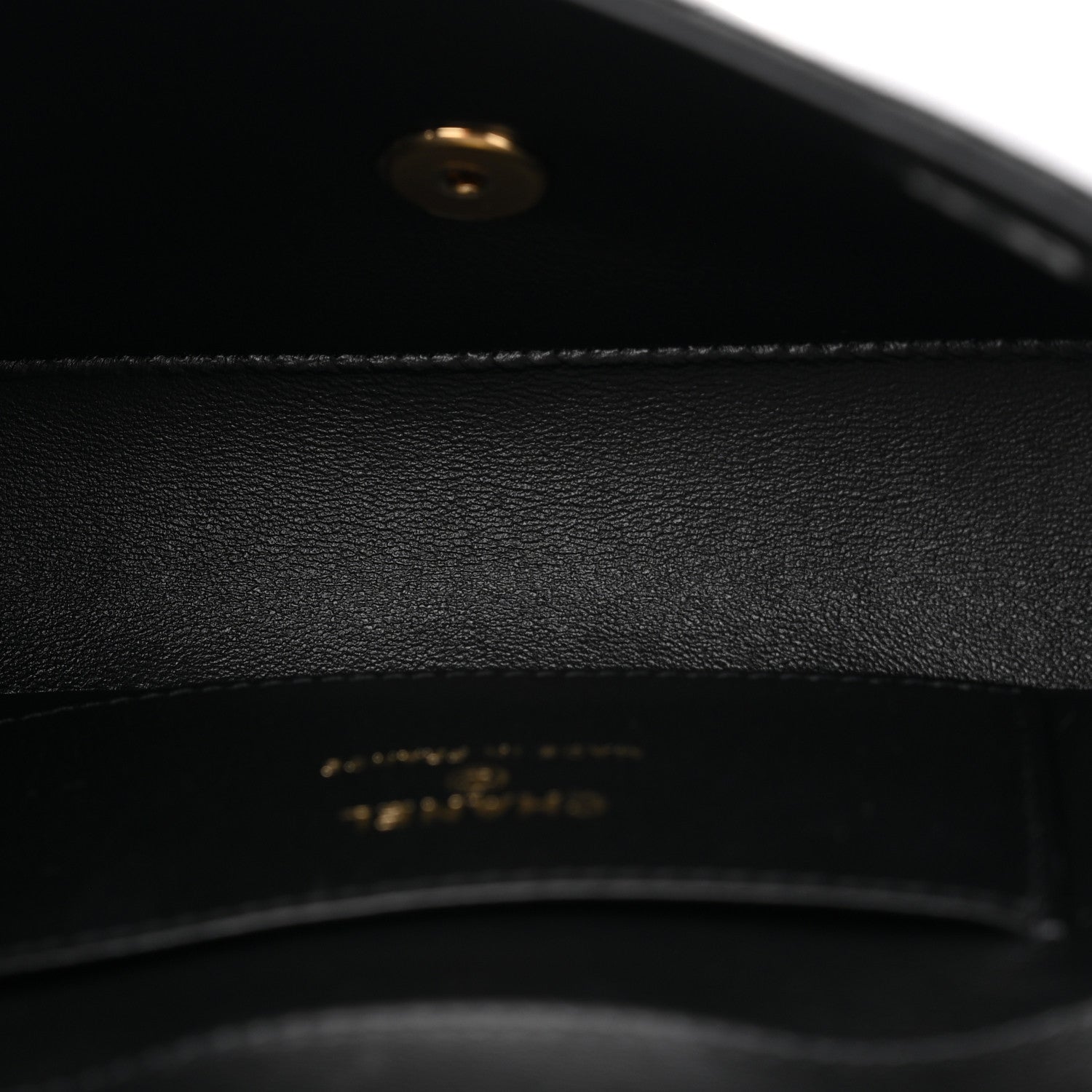 Chanel Lambskin Quilted Tab Mini Flap Black 5 of 11