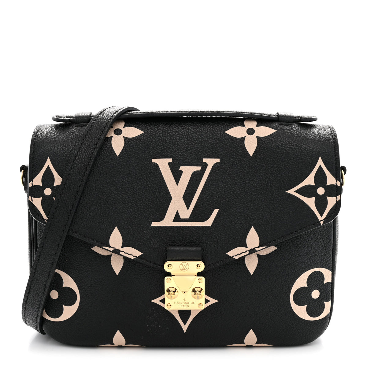 Louis Vuitton Empreinte Monogram Giant Pochette Metis Black Beige 1 of 13