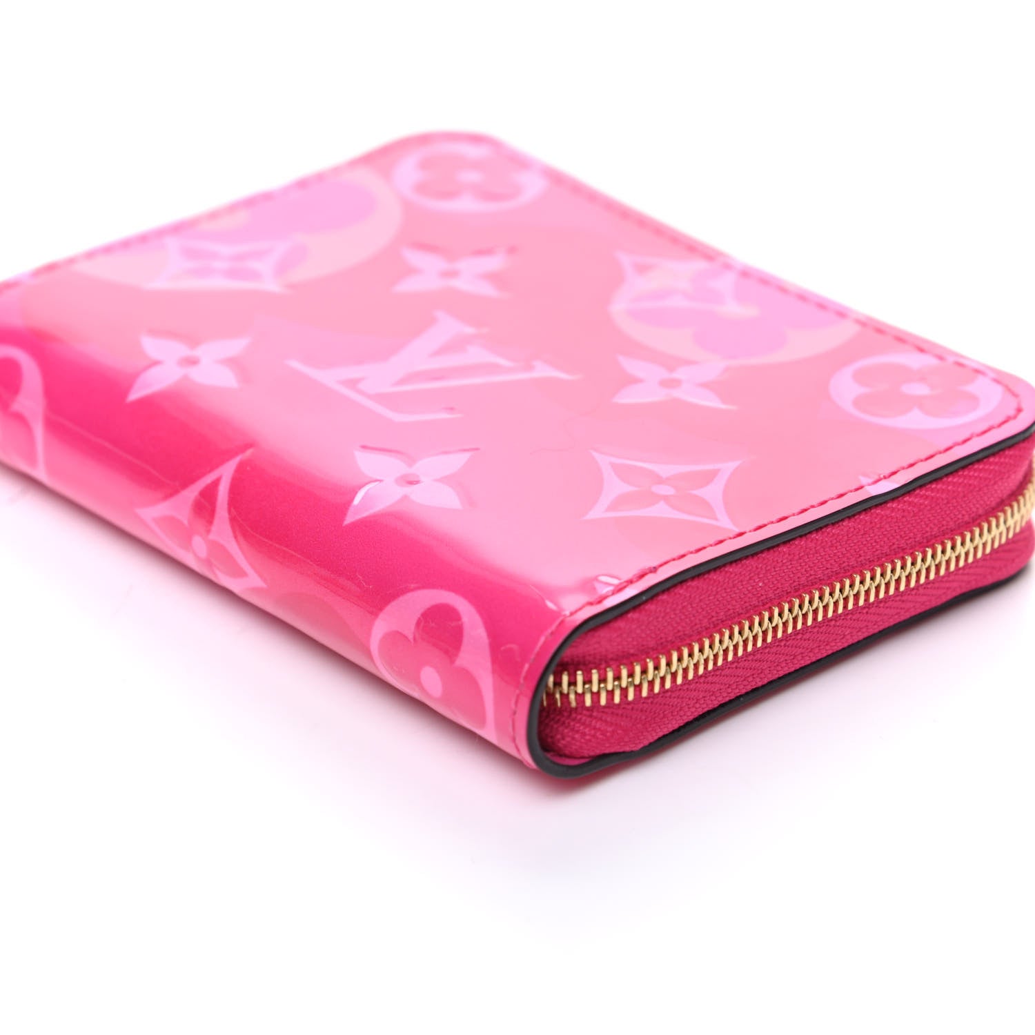 Louis Vuitton Vernis Valentine Zippy Coin Purse Fuchsia 8 of 9