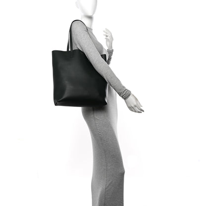 Saint Laurent Calfskin North-South Shopping Tote Green 3 of 10