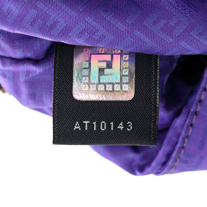 Fendi Zucca Spalmati Pochette Tobacco Viola 8 of 11
