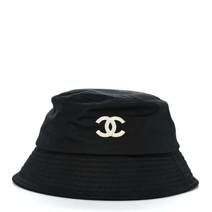Chanel Canvas CC Bucket Hat M Black 2 of 6