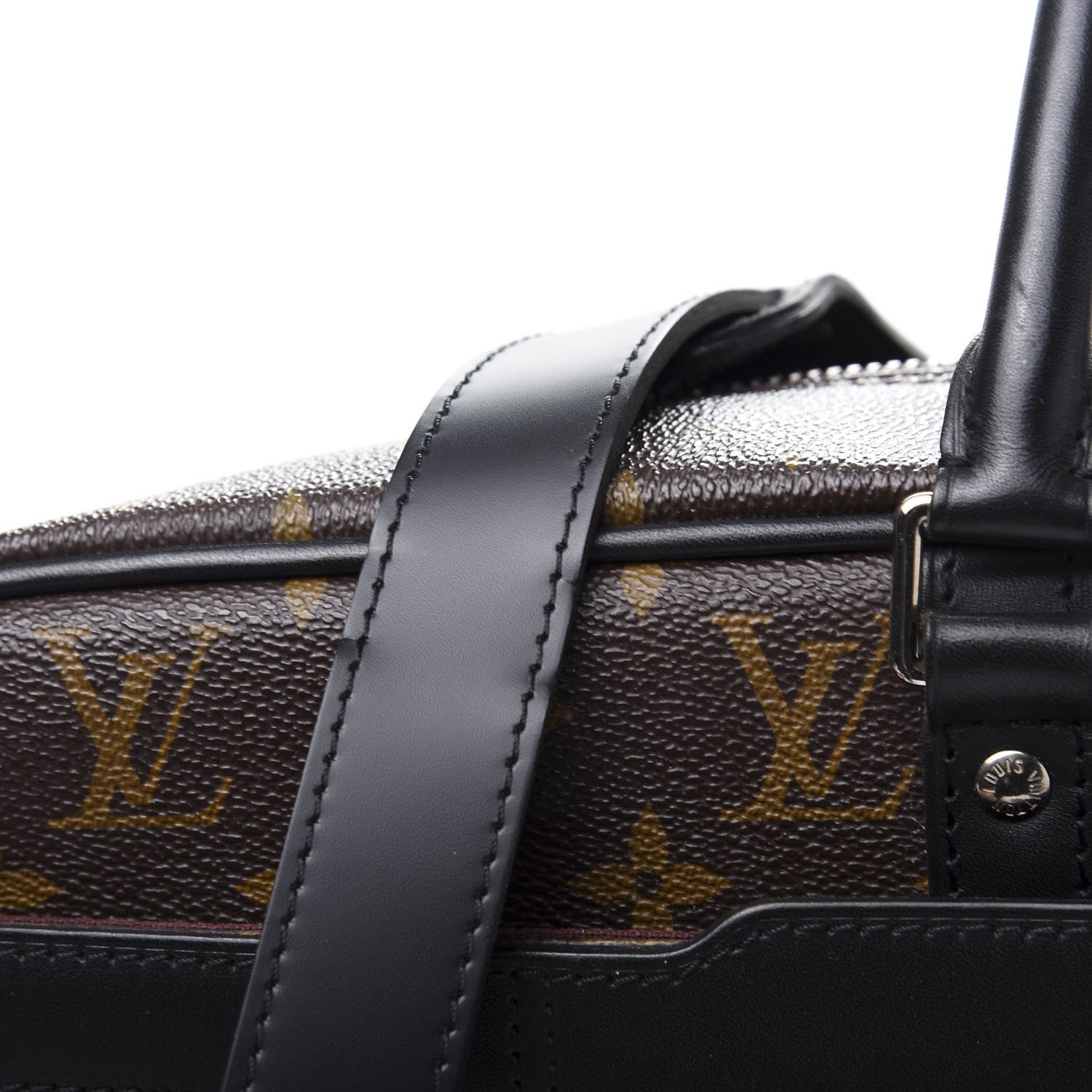 Louis Vuitton Monogram Macassar Porte Documents Voyage Soft Briefcase 11 of 11