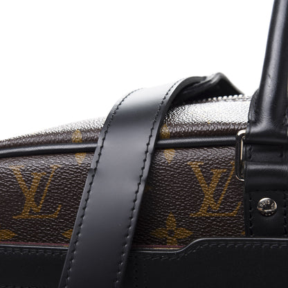 Louis Vuitton Monogram Macassar Porte Documents Voyage Soft Briefcase 11 of 11