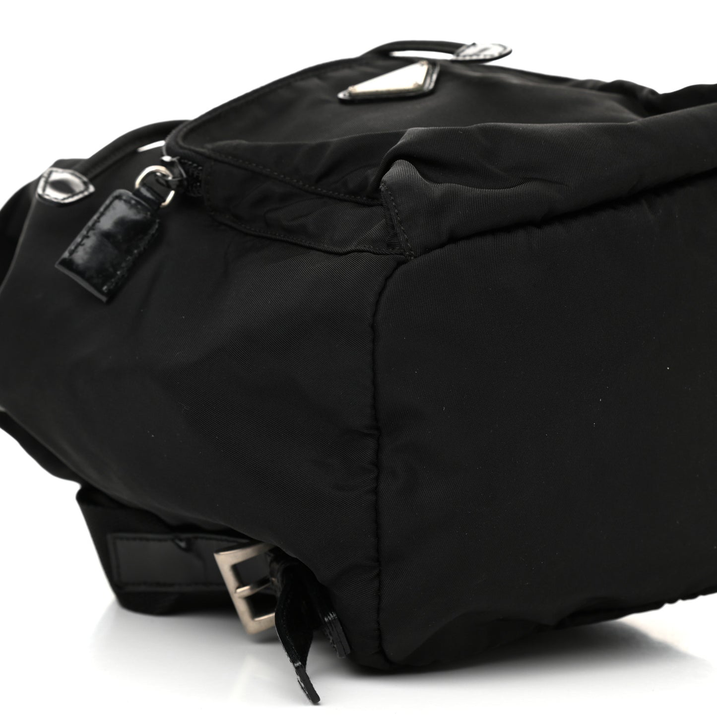 Nylon Vela Mini Cinch Backpack Black