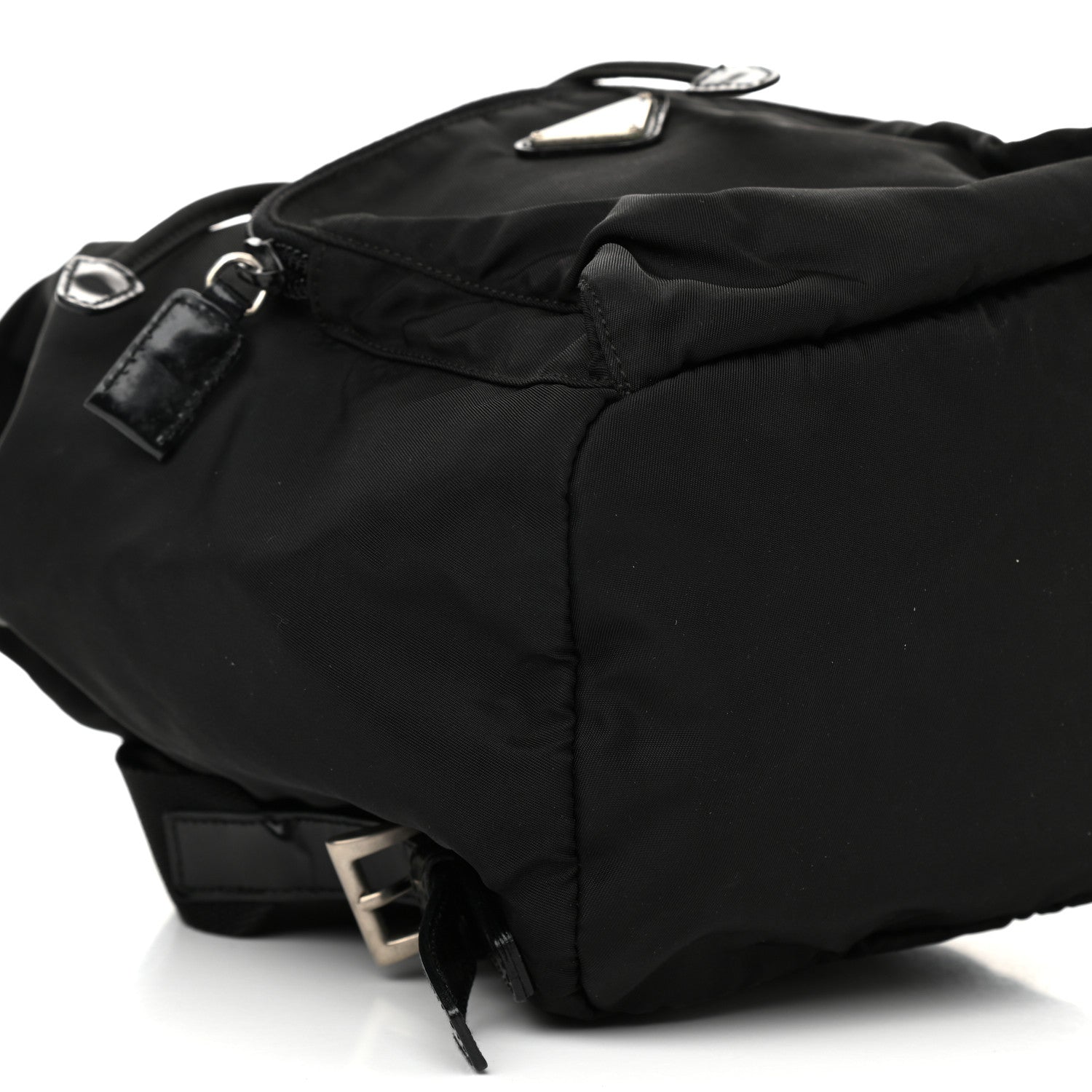 Prada Nylon Vela Mini Cinch Backpack Black 8 of 9