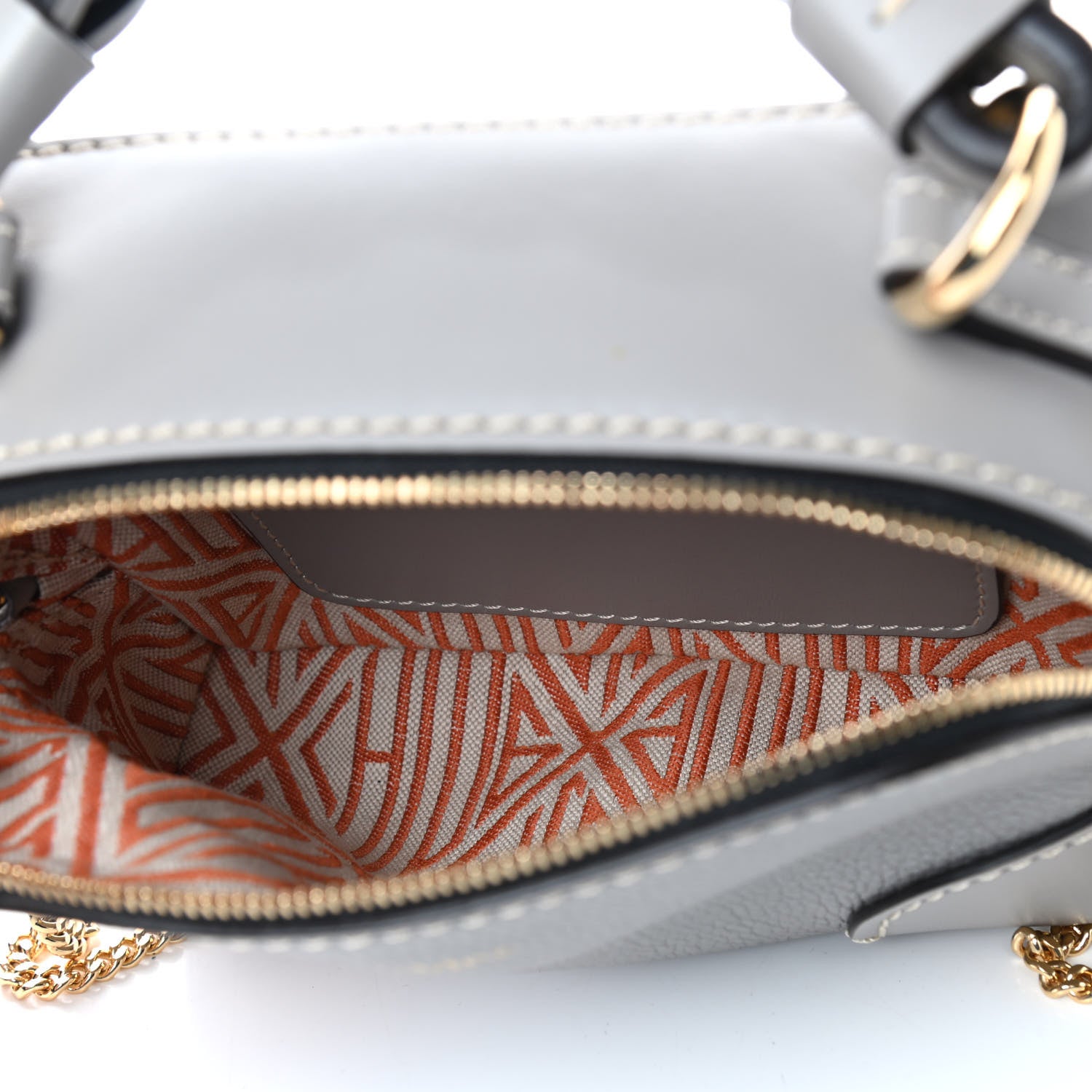 Chloe Calfskin Mini Daria Chain Bag Stormy Grey 5 of 9