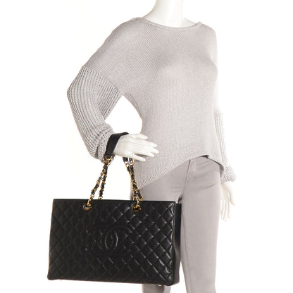 Chanel Caviar XL Grand Shopping Tote GST Black 2 of 8