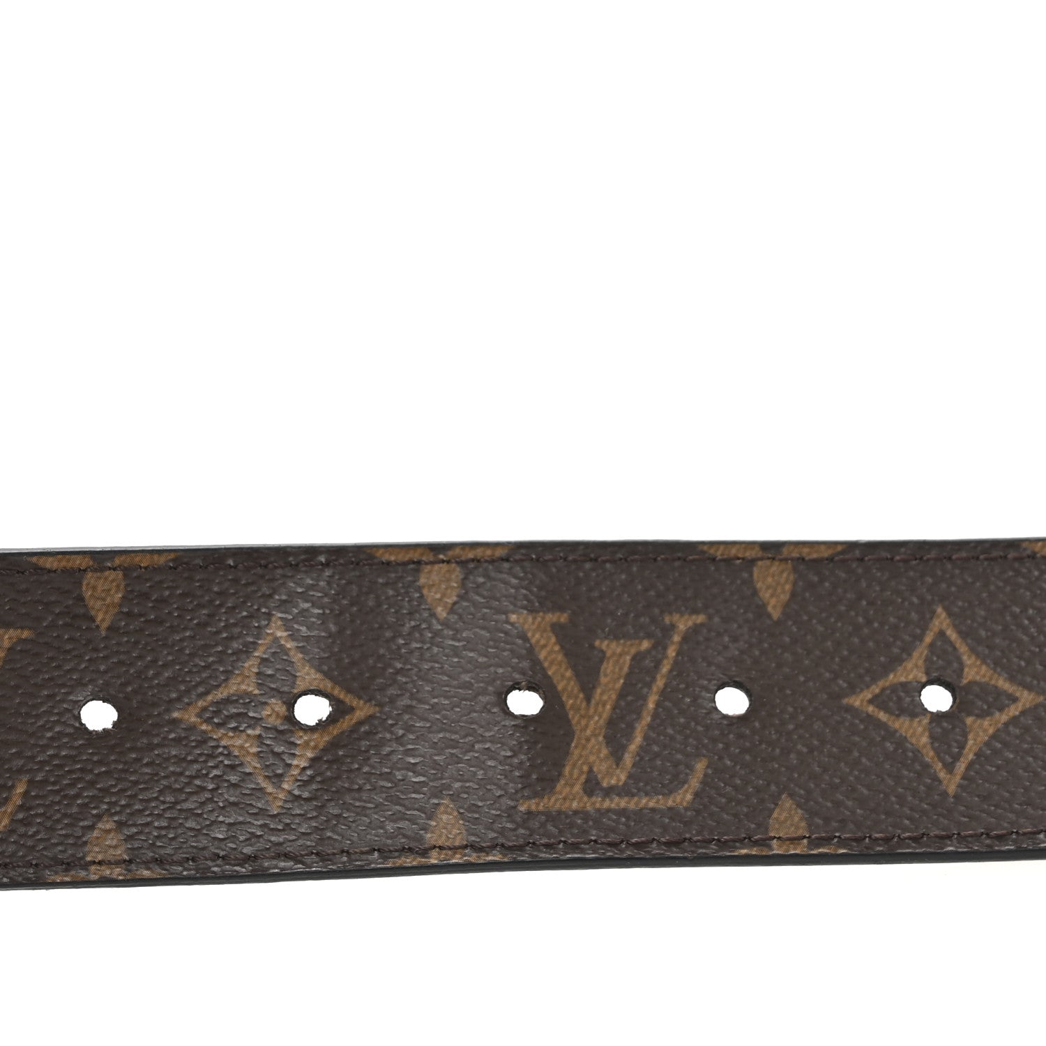 Louis Vuitton Calfskin Monogram 40mm LV Initiales Reversible Belt 80 32 Black 4 of 9