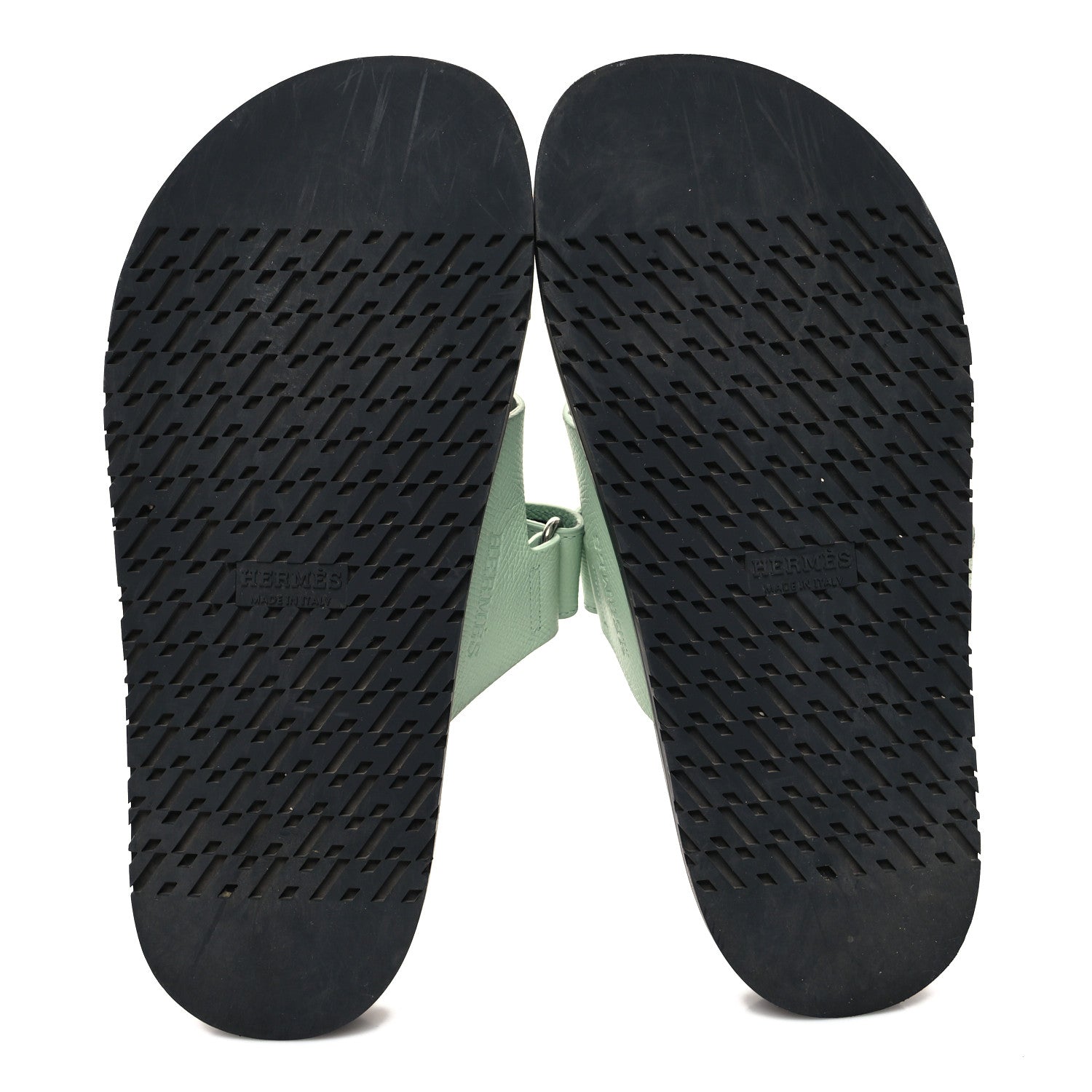 Hermes Epsom Womens Chypre Sandals 36 Vert Jade 5 of 10