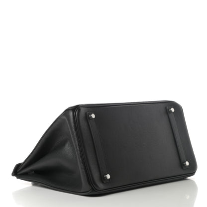 Hermes Vache Liegee Birkin 35 Black 6 of 12