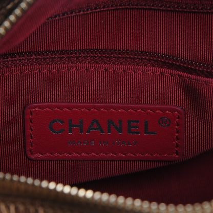 Chanel Aged Calfskin Quilted Small Gabrielle Hobo Bronze 6 of 7