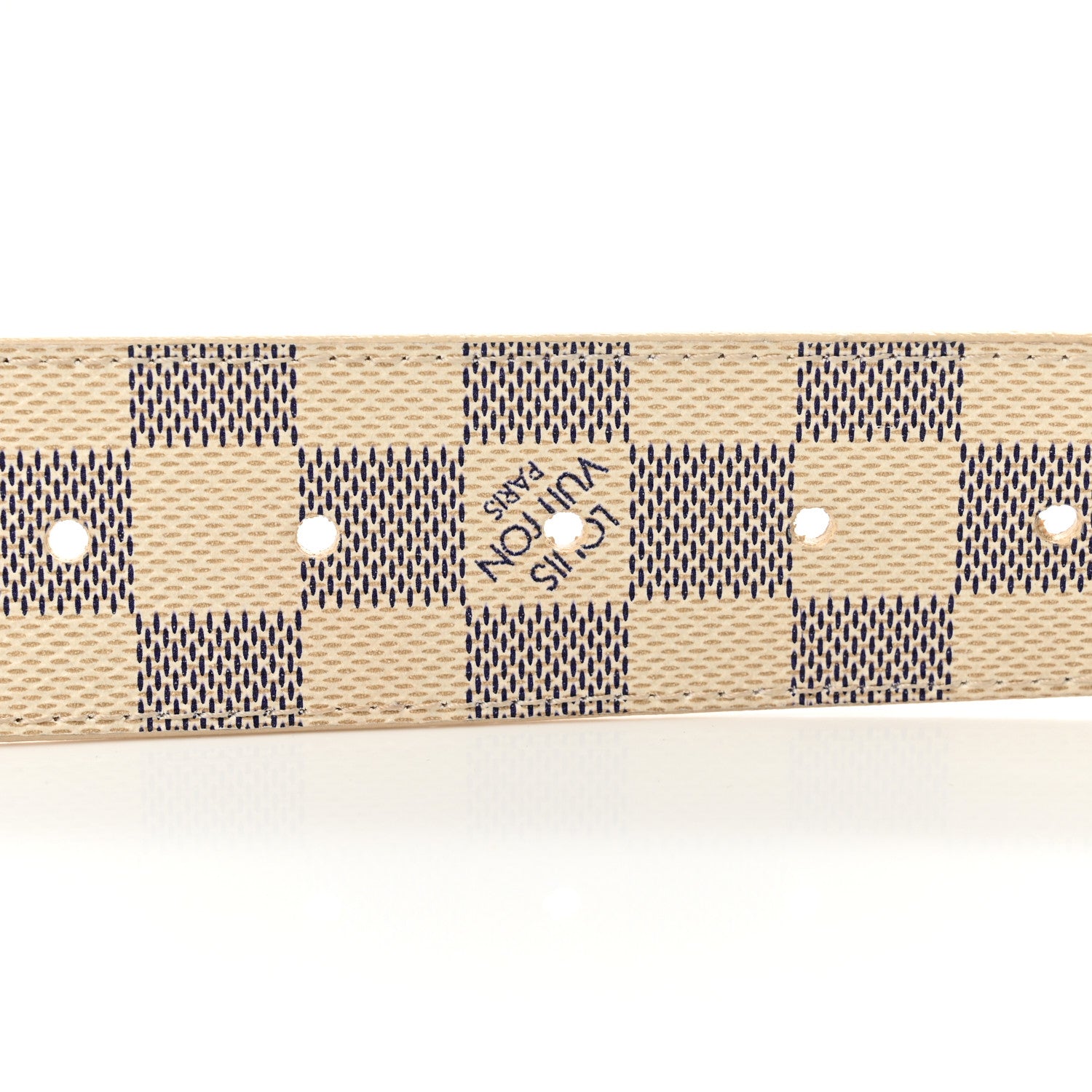 Louis Vuitton Damier Azur LV Initiales Belt 90 36 8 of 9