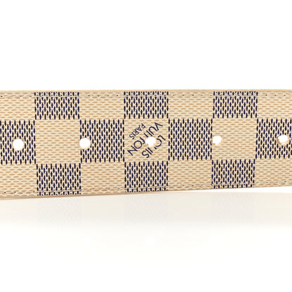 Louis Vuitton Damier Azur LV Initiales Belt 90 36 8 of 9
