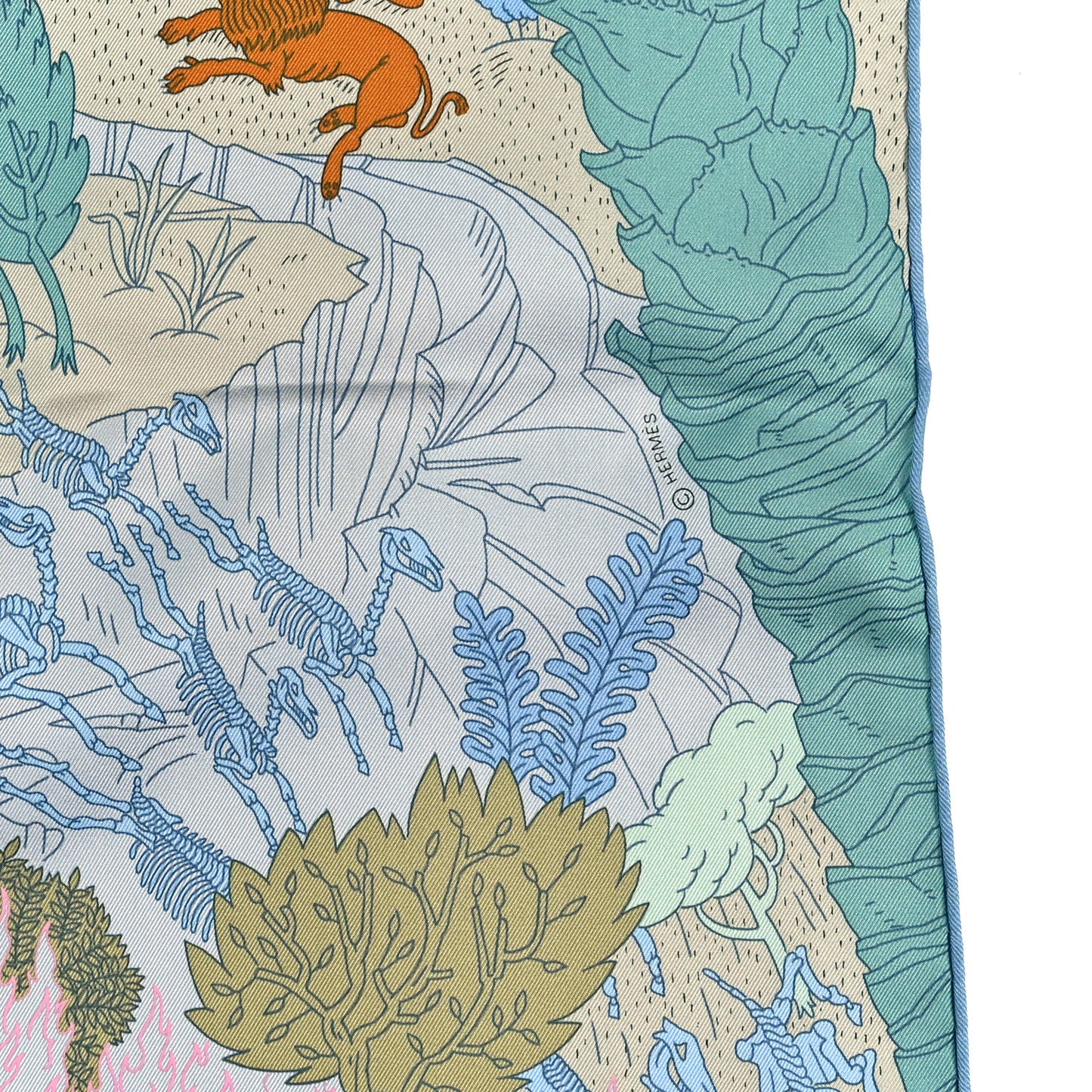 Silk Le Carnaval des Animaux Scarf 90
