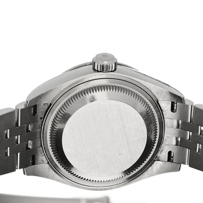 Rolex Stainless Steel 18K White Gold Diamond Mother of Pearl 28mm Oyster Perpetual Datejust Watch 279384 4 of 5