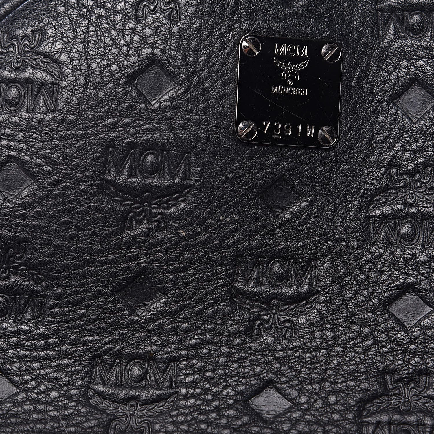 MCM Calfskin Ottomar Small Stark Backpack Black 12 of 12