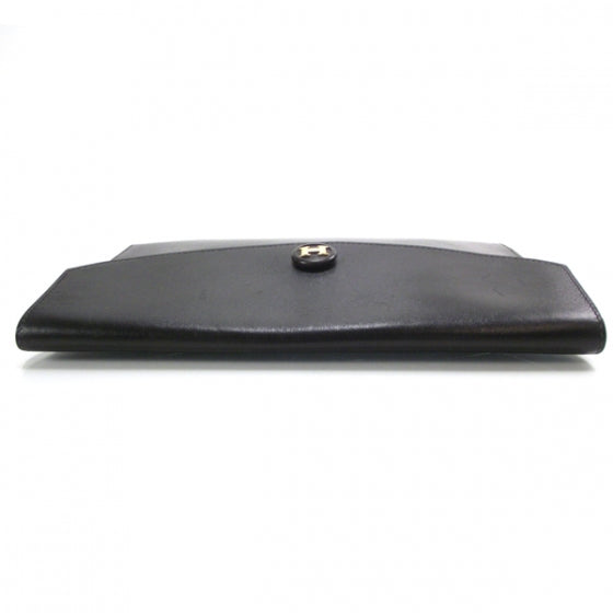 Hermes Box Leather Pochette Rio Black 5 of 9