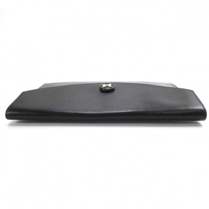 Hermes Box Leather Pochette Rio Black 5 of 9