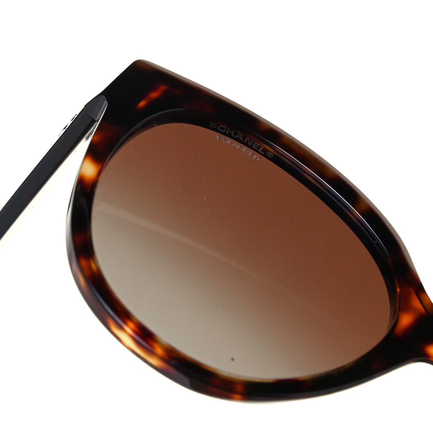 Chanel Acetate Polarized CC Butterfly Sunglasses 5414 Tortoise 8 of 9
