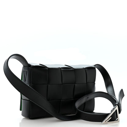 Bottega Veneta Nappa Maxi Intreccio Cassette Bag Black Parakeet 3 of 13