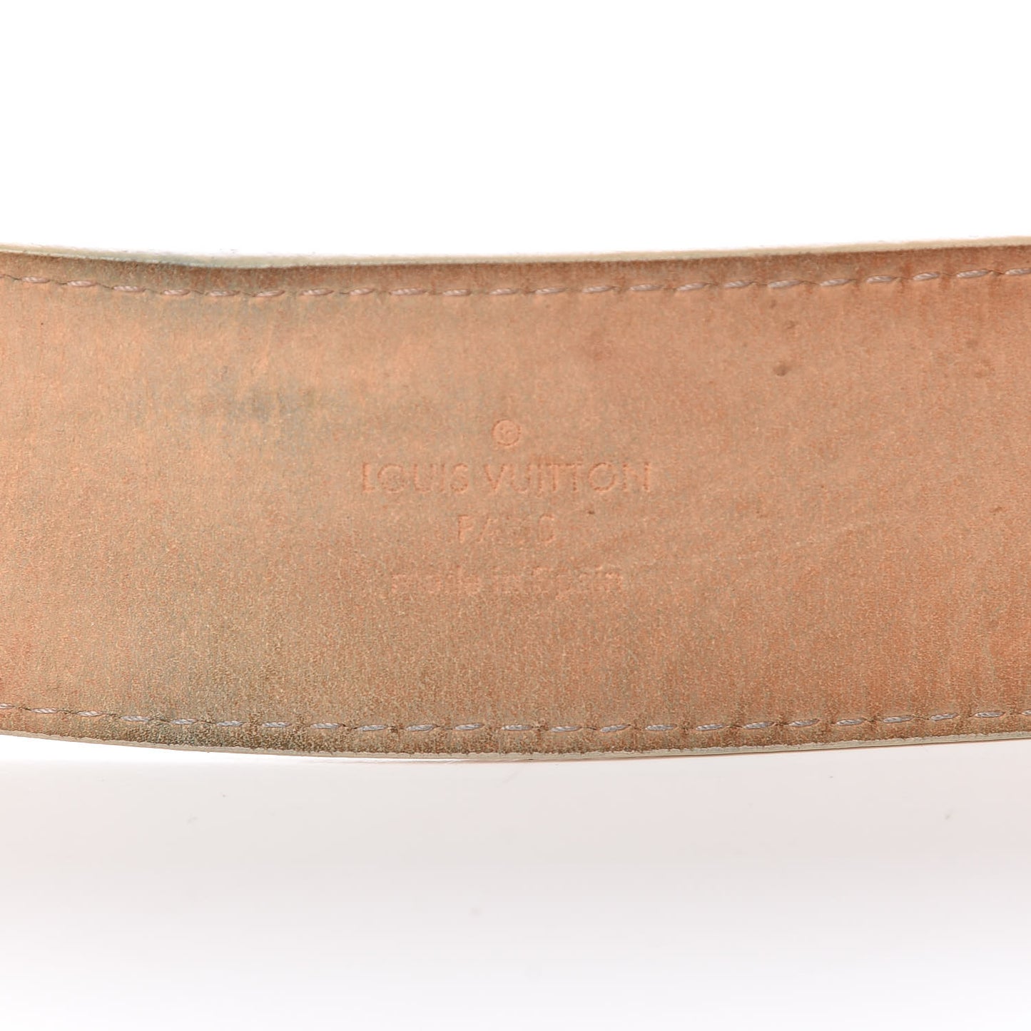 Damier Azur LV Initiales Belt 85 34