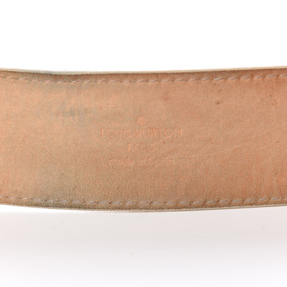 Louis Vuitton Damier Azur LV Initiales Belt 85 34 4 of 9