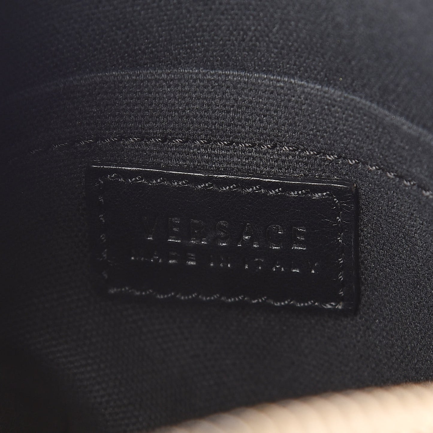 Calfskin PVC Barocco Printed Bowler Black Gold