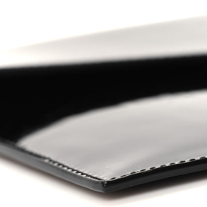Saint Laurent Patent Calfskin Monogram Uptown Clutch Black 9 of 11