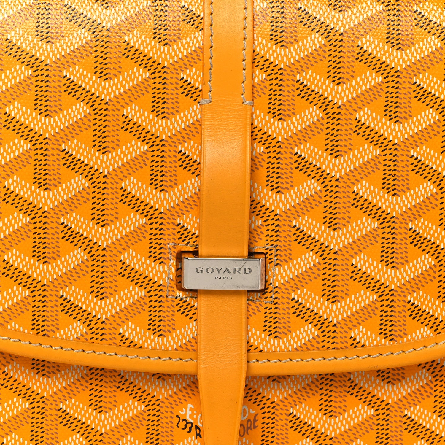 Goyard Goyardine Belvedere II PM Messenger Bag Yellow 8 of 11