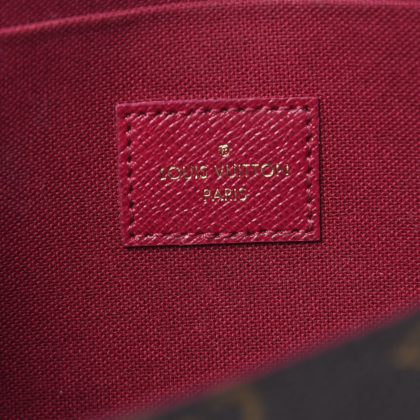 Monogram Pochette Felicie Chain Wallet Fuchsia