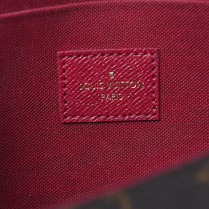 Louis Vuitton Monogram Pochette Felicie Chain Wallet Fuchsia 6 of 18