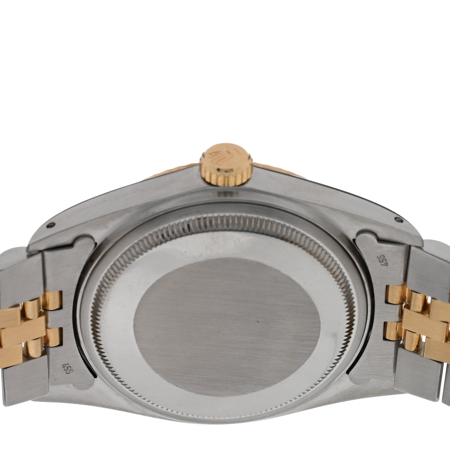 Stainless Steel 18K Yellow Gold Diamond 36mm Oyster Perpetual Datejust Watch Champagne 16013