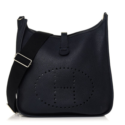 Hermes Taurillon Clemence Evelyne III GM Black 1 of 4