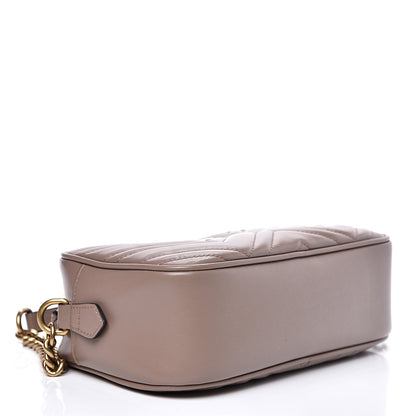 Gucci Calfskin Matelasse Small GG Marmont Chain Shoulder Bag Porcelain Rose 3 of 10