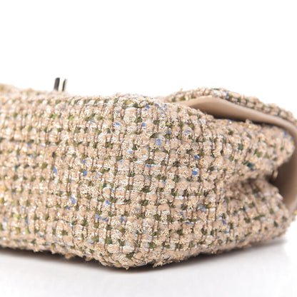 Chanel Tweed Quilted Mini Rectangular Flap Beige 7 of 11