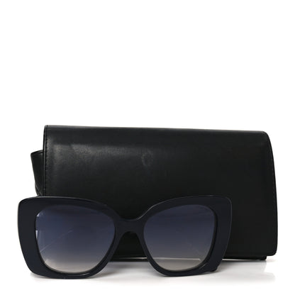 Chanel Acetate Strass Polarized Square Sunglasses 5422-B Black 7 of 7