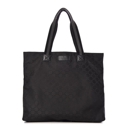 Gucci Nylon Monogram Tote Black 1 of 16