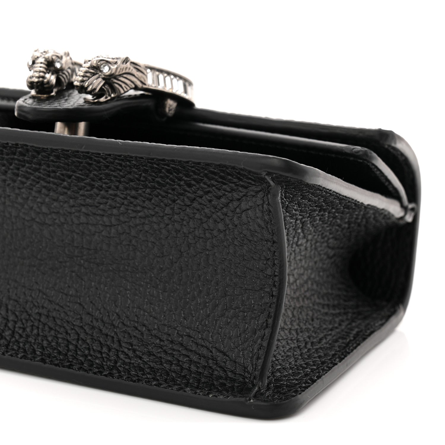 Gucci Dollar Calfskin Crystal Mini Dionysus Top Handle Bag Black Crystal 9 of 10