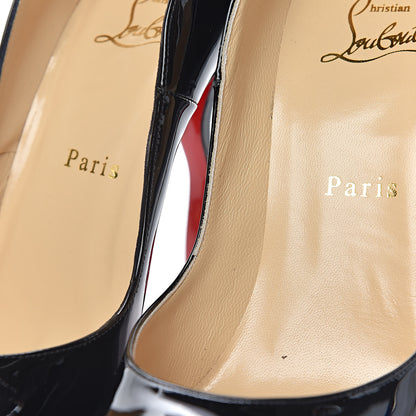 Christian Louboutin Patent Wawy Dolly 120 Pumps 38.5 Black 11 of 20