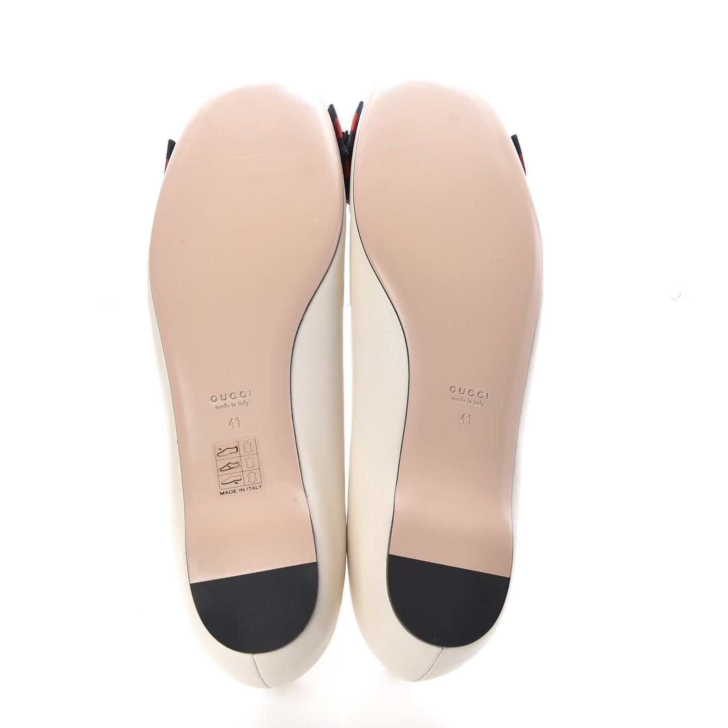 Malaga Kid Web Rose Bow Flats 41 White