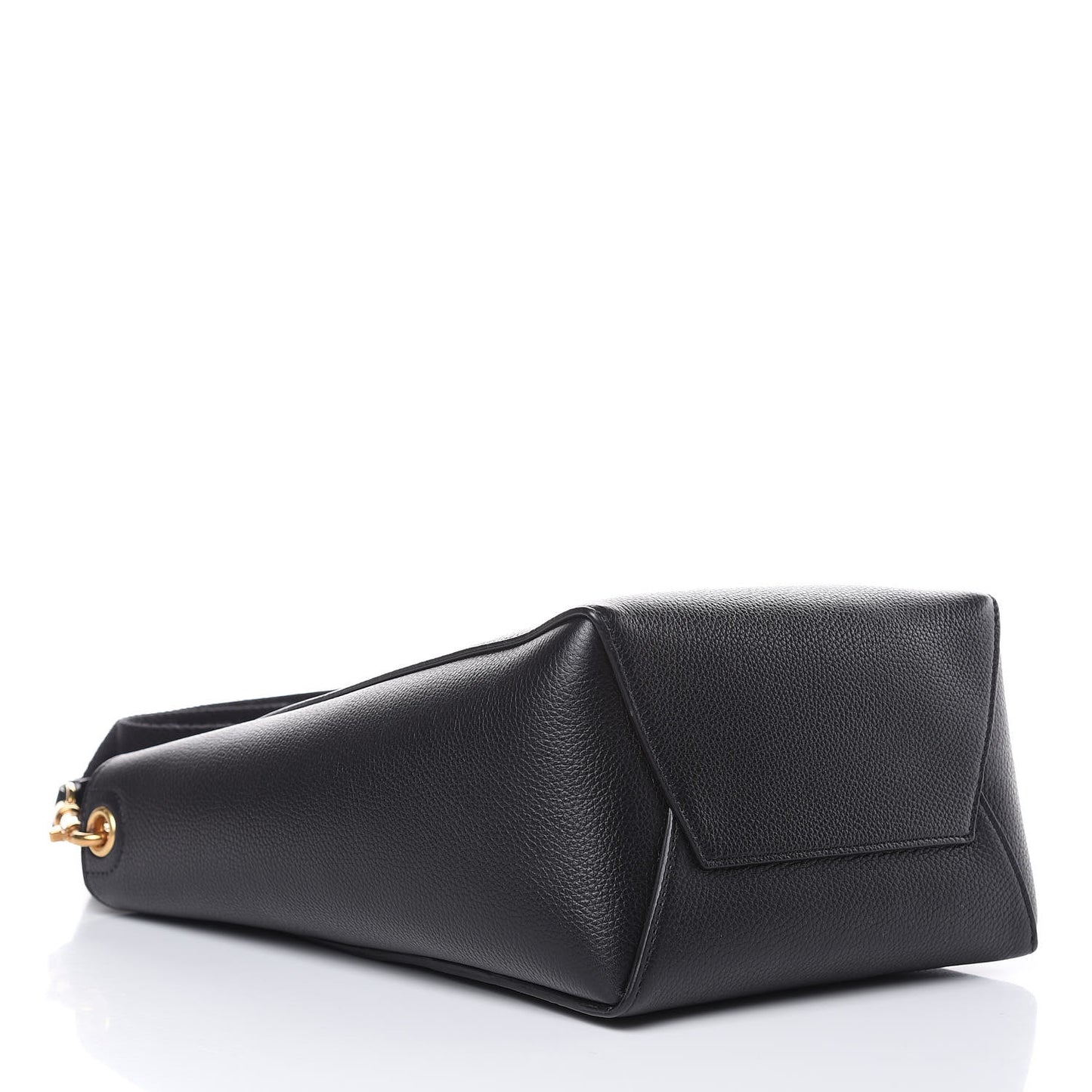Soft Grained Calfskin Small Sangle Bucket Bag Black