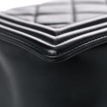 Chanel Calfskin Quilted Medium Boy Flap Black 11 of 24