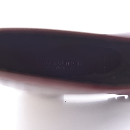 Louis Vuitton Rubber Embossed Monogram Splash Rain Boots 39 Brown 6 of 14