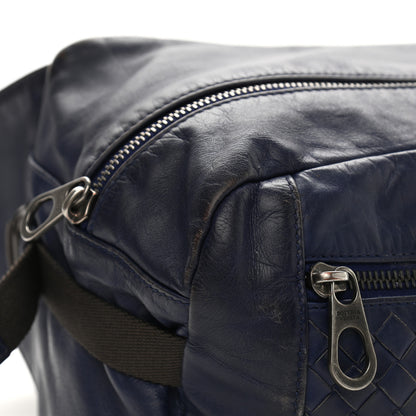 Bottega Veneta Calfskin Intrecciato Belt Bag Blue 11 of 16
